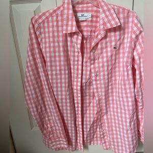 Women’s Pink Vineyard Vines Button Down